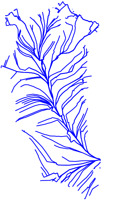 runoff flowlines